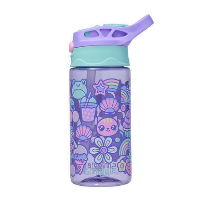 Smiggle Curious Junior Flip Plastic Drink Bottle 430Ml - IGL456722LIL