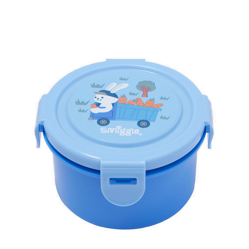 Smiggle Out & About Teeny Tiny Round Snack Container - IGL456743BLU