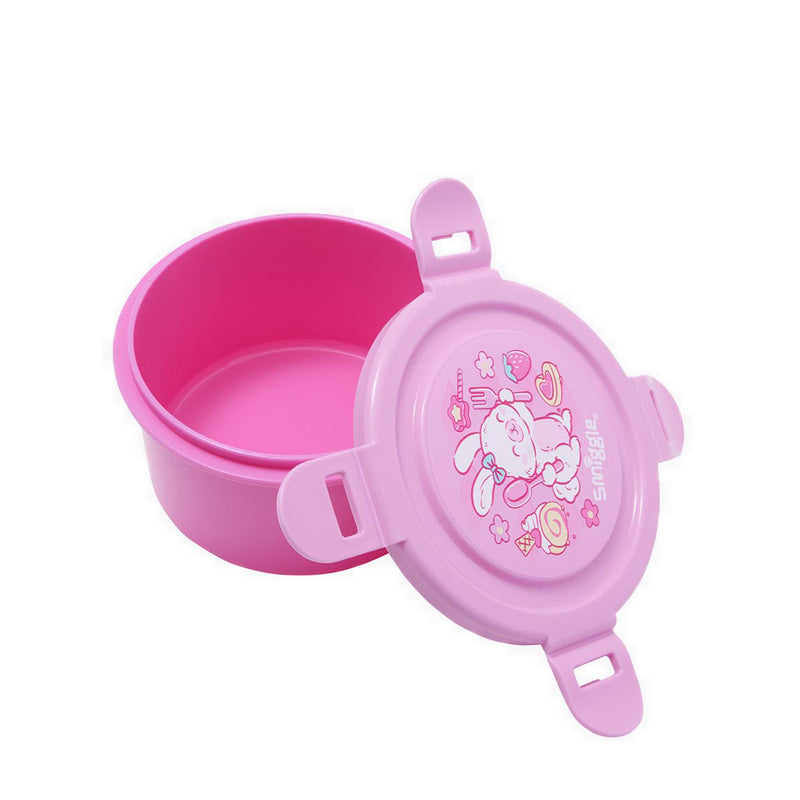 Smiggle Out & About Teeny Tiny Round Snack Container - IGL456743PNK