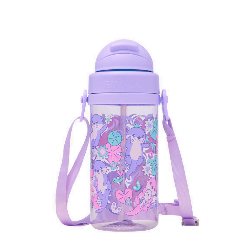 Smiggle Out & About Teeny Tiny Plastic Drink Bottle With Strap 400Ml - IGL456806LIL