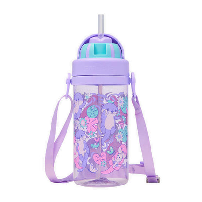 Smiggle Out & About Teeny Tiny Plastic Drink Bottle With Strap 400Ml - IGL456806LIL