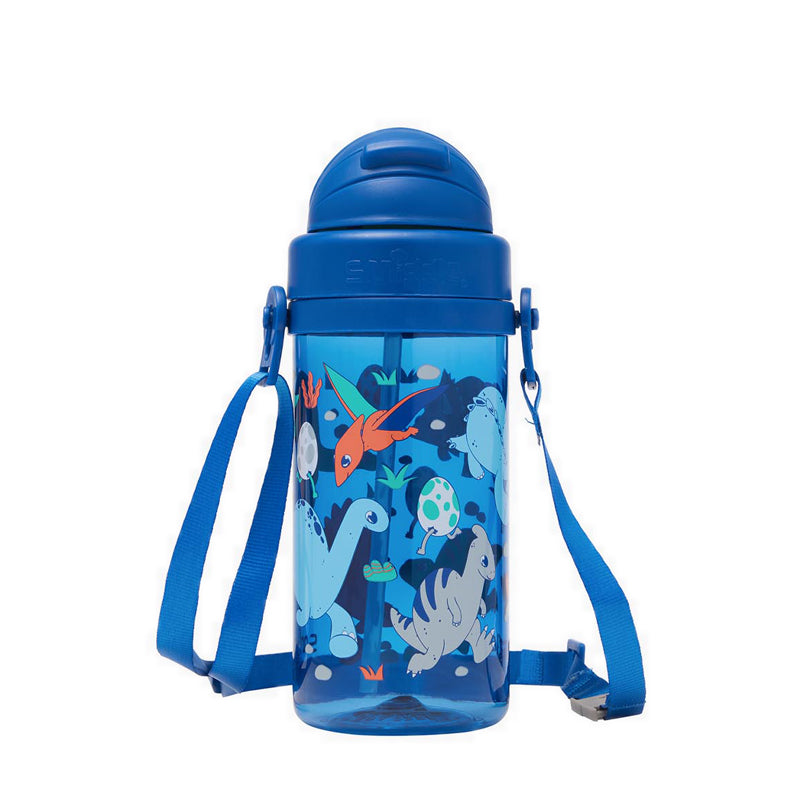 Smiggle Out & About Teeny Tiny Plastic Drink Bottle With Strap 400Ml - IGL456806NAV