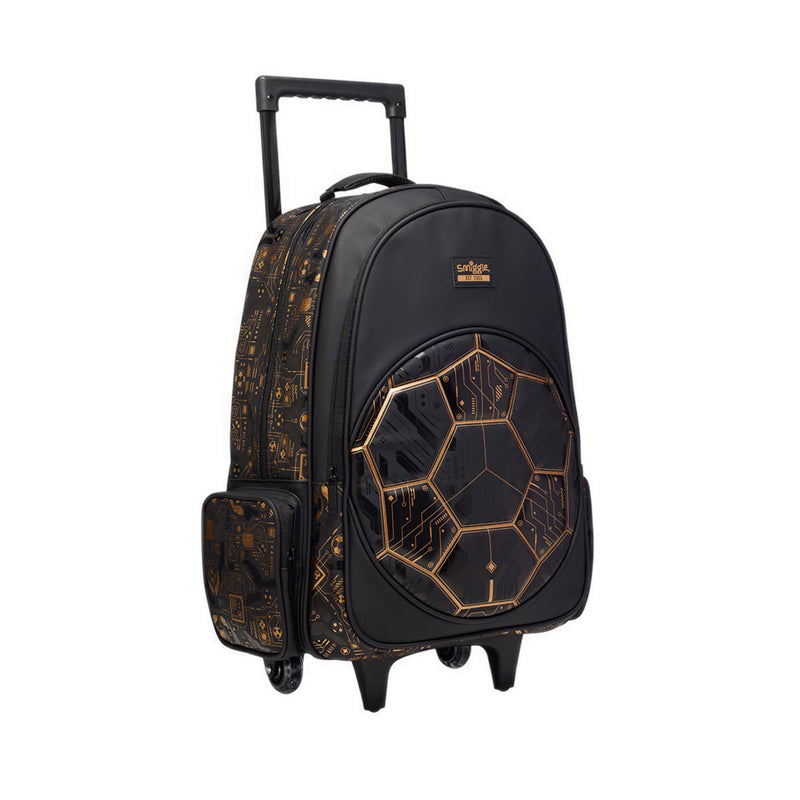 Smiggle Livewire Trolley Backpack With Light Up Wheels - IGL456879BLK
