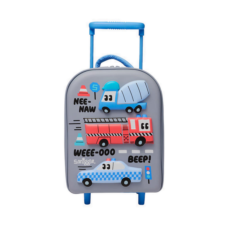 Smiggle Bag Trolley Htop Teeny Tiny Ready - IGL456964GRY