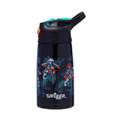 Smiggle Bottles Stl Flip Junior Adventurous Lf - IGL456992BLK