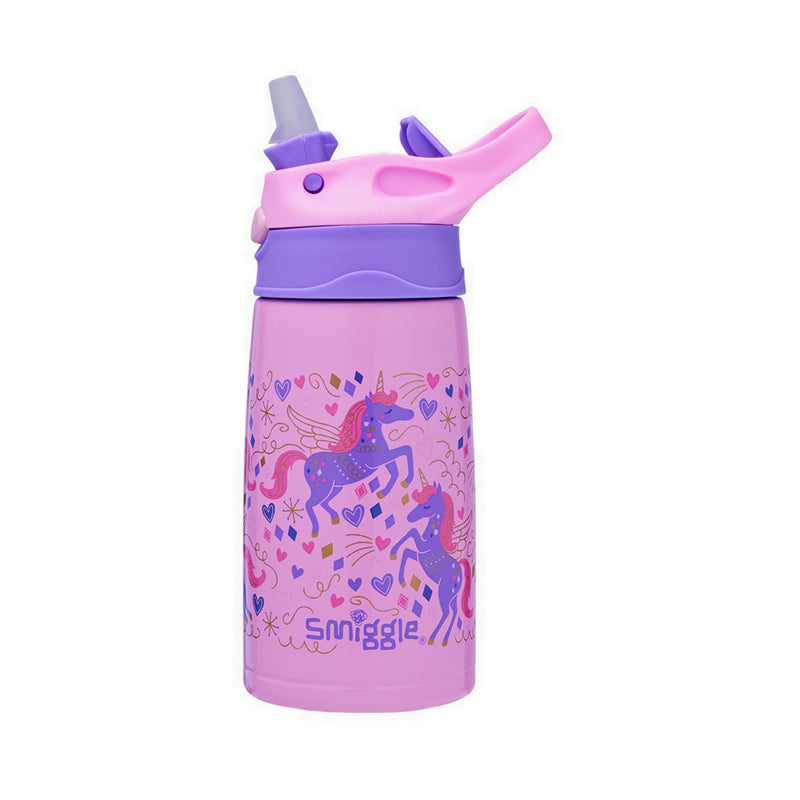 Smiggle Bottles Stl Flip Junior Adventurous Lf - IGL456992PNK