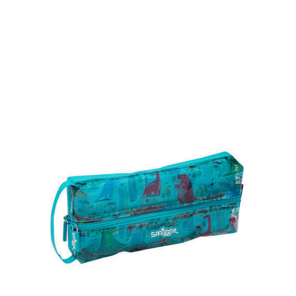 Smiggle Pencil Case Flip Zip Adventurous - IGL456994GRN