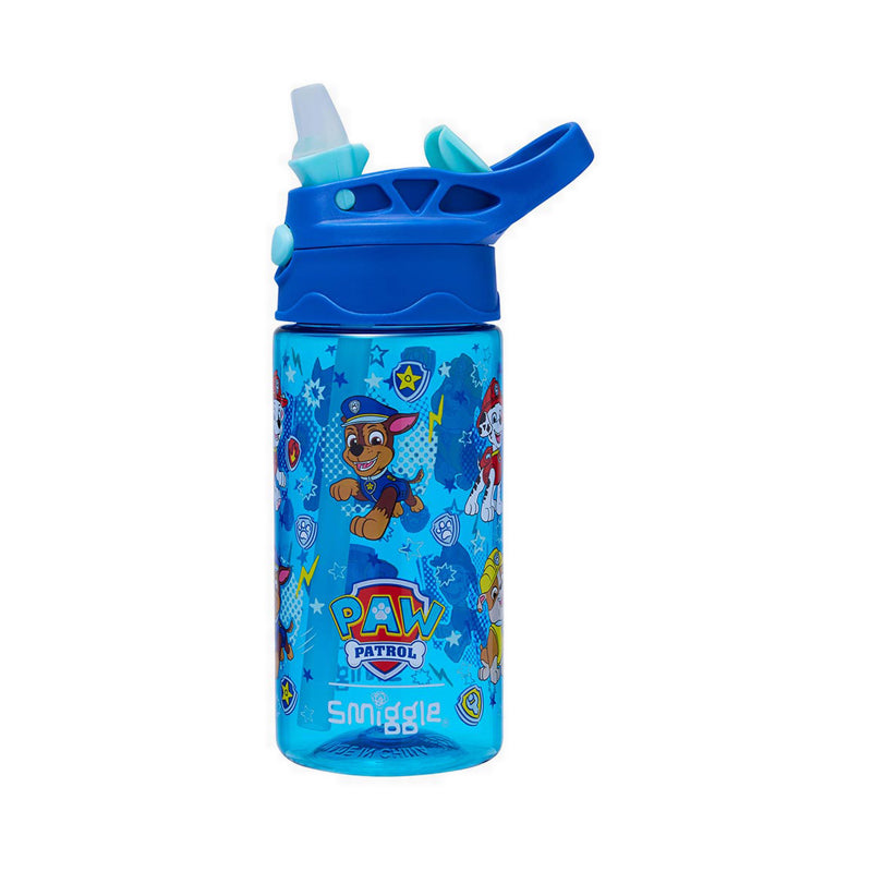 Smiggle Paw Patrol Junior Plastic Flip Drink Bottle 430 Ml - IGL456995MBL