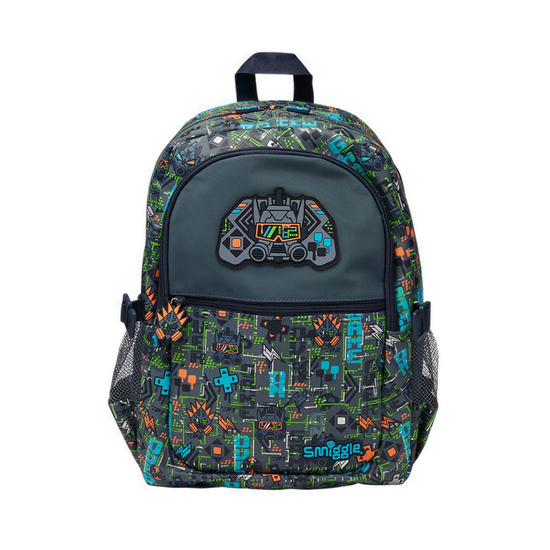 Smiggle Trailblazer Classic Attach Backpack - IGL456997GRY