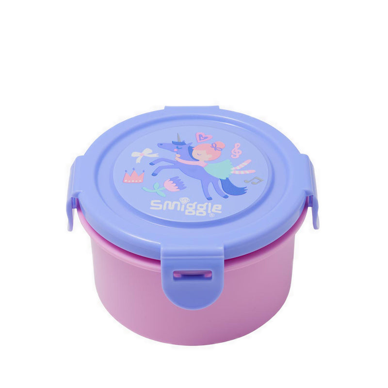 Smiggle Container Snack Round Ready - IGL457004LIL