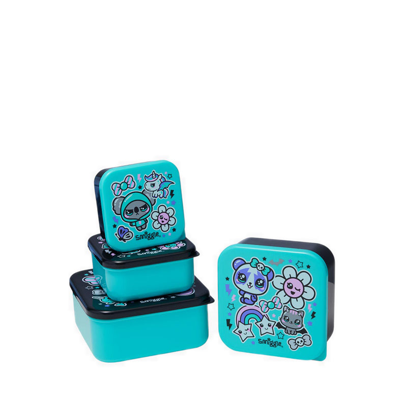 Smiggle Trailblazer 4 In 1 Containers - IGL457006BLM