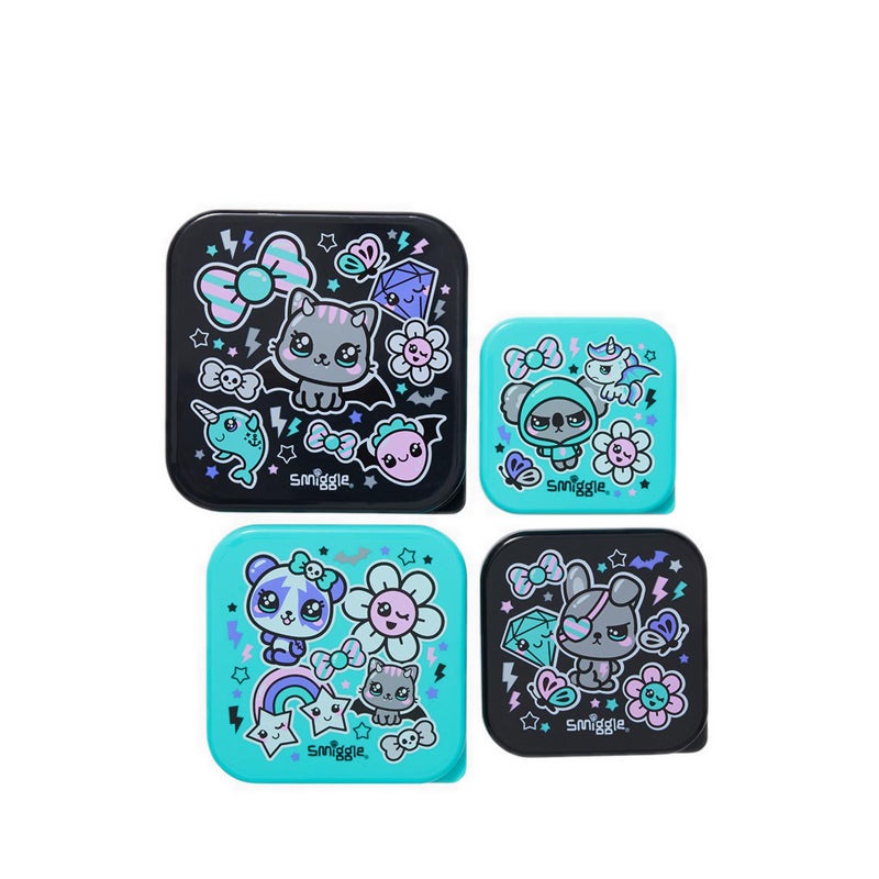 Smiggle Trailblazer 4 In 1 Containers - IGL457006BLM