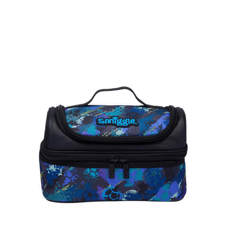 Smiggle Trailblazer Double Decker Lunchbox - IGL457020BLK