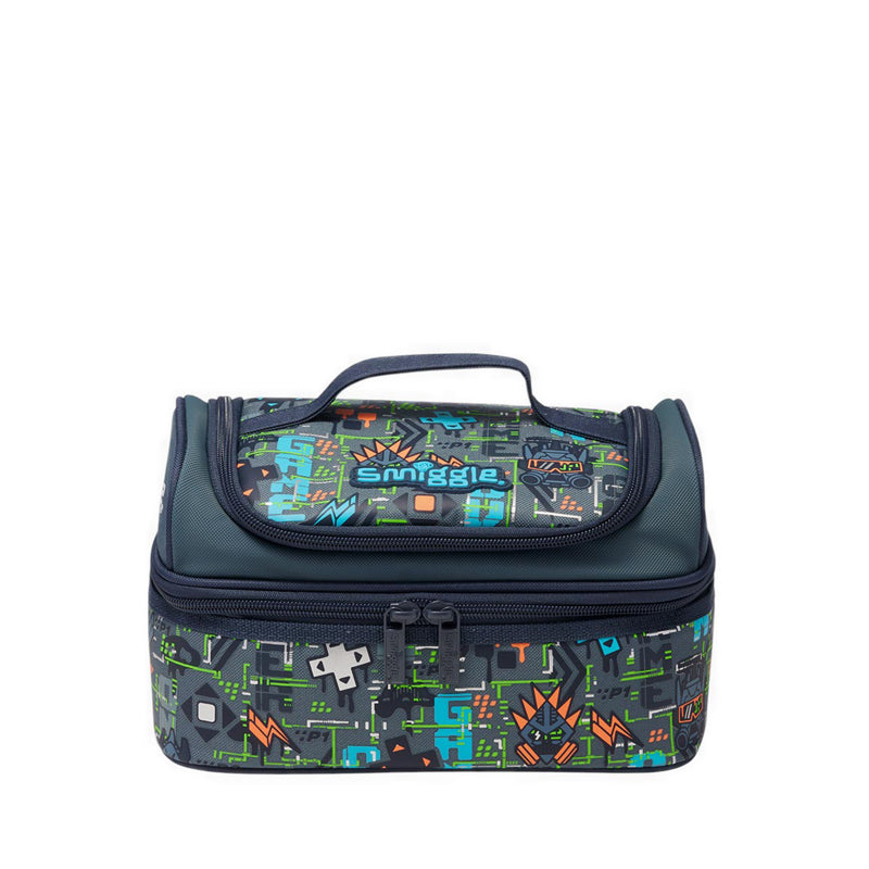 Smiggle Trailblazer Double Decker Lunchbox - IGL457020GRY