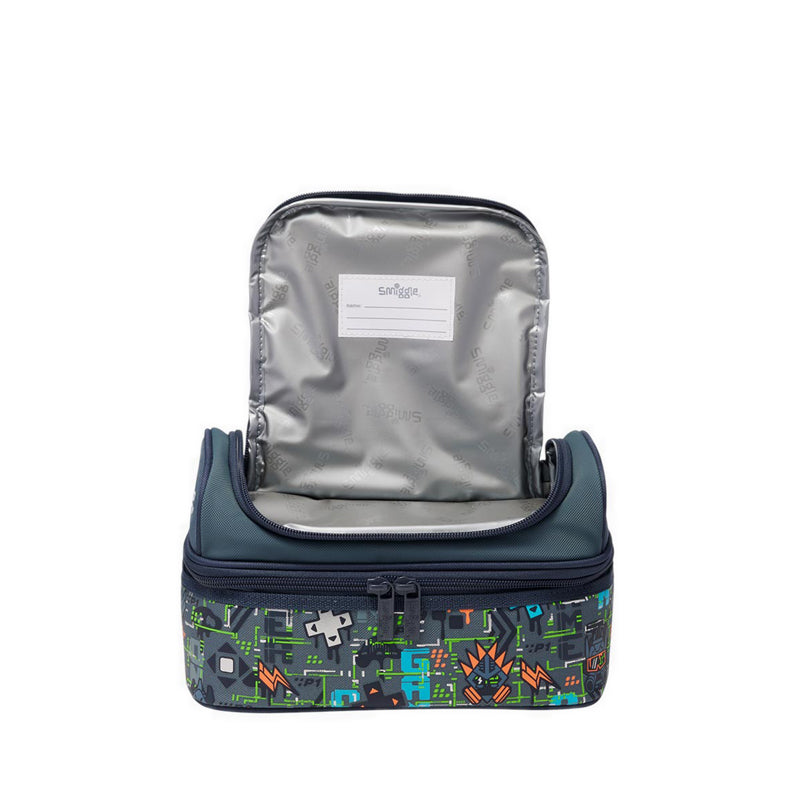 Smiggle Trailblazer Double Decker Lunchbox - IGL457020GRY