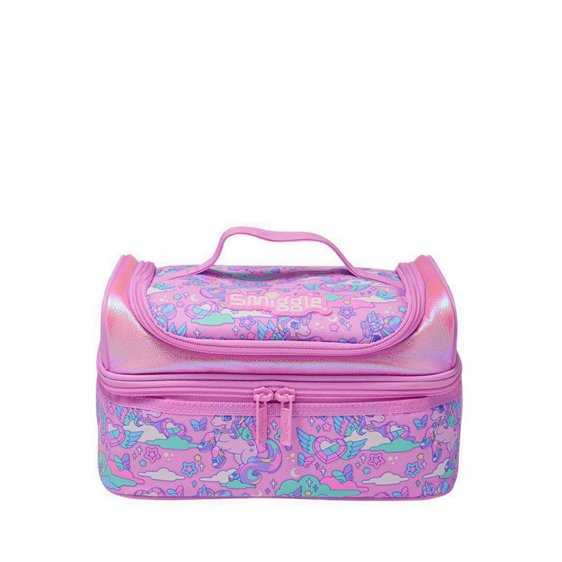 Smiggle Trailblazer Double Decker Lunchbox - IGL457020PNK