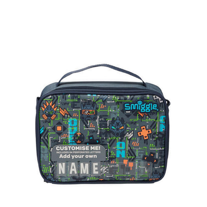 Smiggle Trailblazer Oblong Attach ID Lunchbox - IGL457021GRY