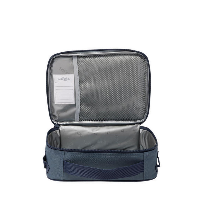 Smiggle Trailblazer Oblong Attach ID Lunchbox - IGL457021GRY