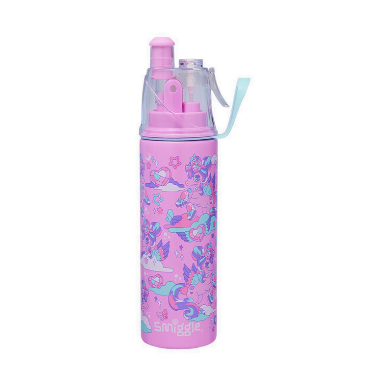 Smiggle Trailblazer Insulated Stainless Steel Spritz Drink Bottle 500Ml - IGL457051PNK