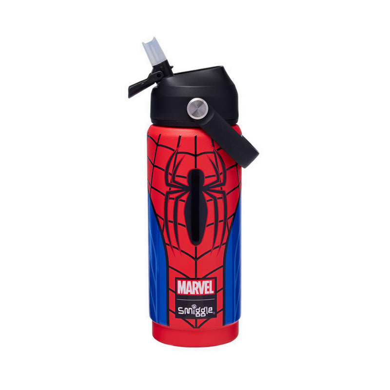 Smiggle Bottles Steel Sqgl 550 Spidey Lf - IGL457065BLK