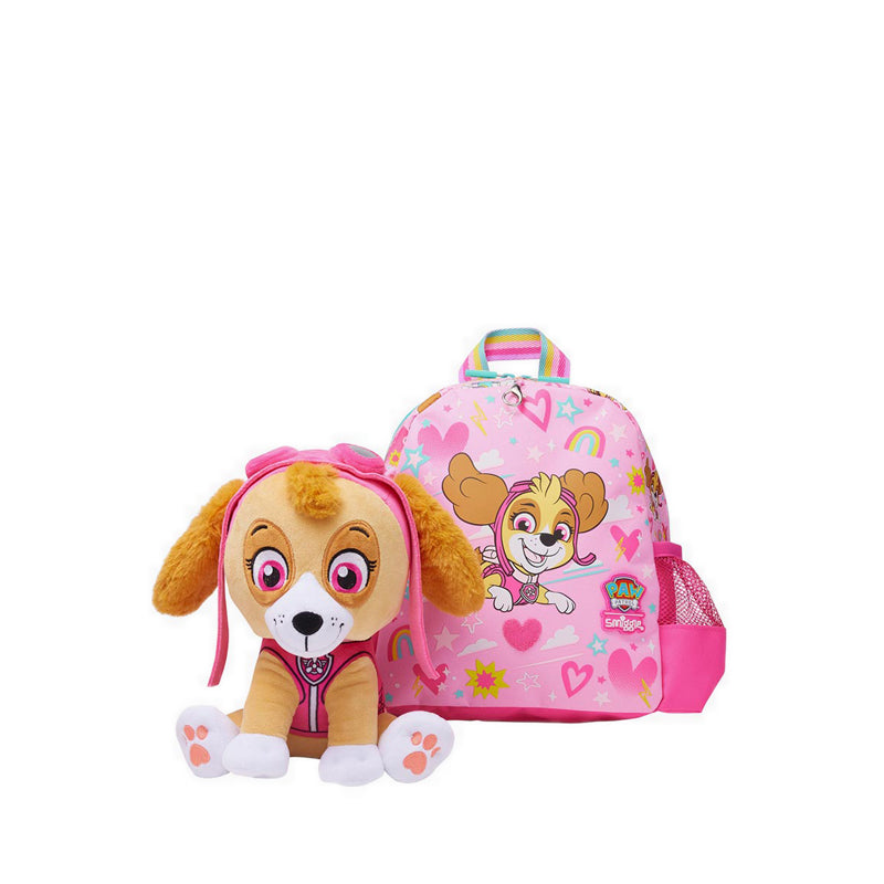 Smiggle Paw Patrol Teeny Tiny Plush Backpack - IGL457107PNK