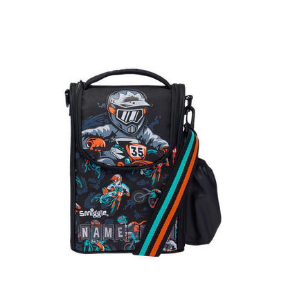 Smiggle Lunch Box Strap Junior Id Adventurous - IGL457108BLK