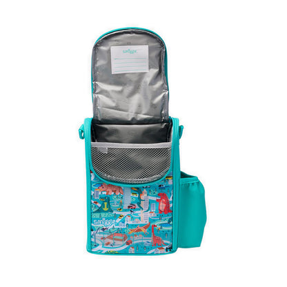 Smiggle Lunch Box Strap Junior Id Adventurous - IGL457108GRN