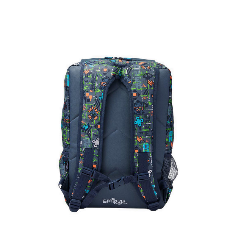 Smiggle Trailblazer Foldover Attach Backpack - IGL457114GRY