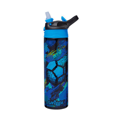 Smiggle Trailblazer Stainless Steel Flip Drink Bottle 520Ml - IGL457117BLK