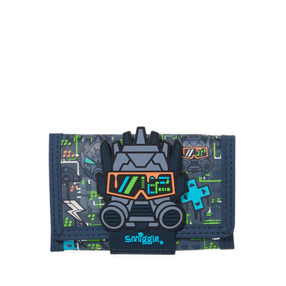 Smiggle Trailblazer Character Wallet With Lanyard - IGL457118GRY