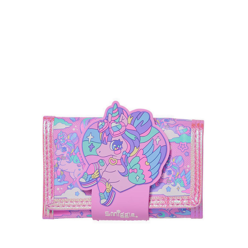 Smiggle Trailblazer Character Wallet With Lanyard - IGL457118PNK