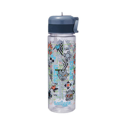 Smiggle Trailblazer Plastic Drink Bottle 650Ml - IGL457121GRY