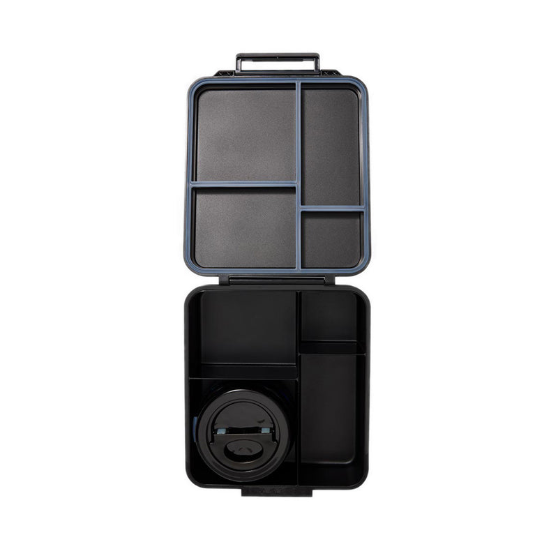 Smiggle Lunch Box Bento Combo Flask Accel - IGL457140BLK