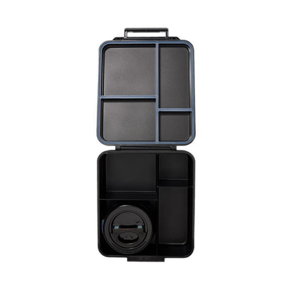 Smiggle Lunch Box Bento Combo Flask Accel - IGL457140BLK