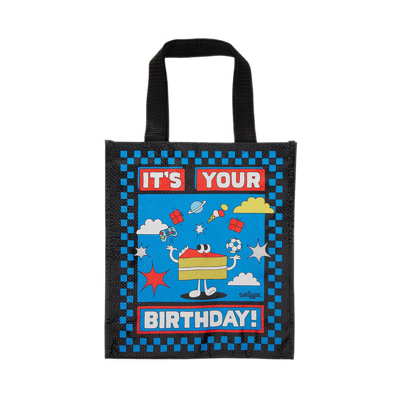 Smiggle Birthday Cake Small Reuse Me Bag - IGL457145BLK
