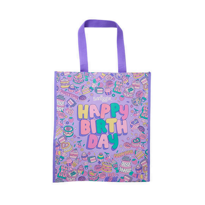 Smiggle Birthday Cake Medium  Reuse Me Bag - IGL457151LIL