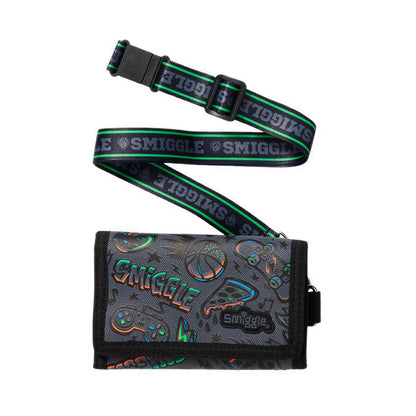 Smiggle Smiggler 4 wallet with lanyard - IGL457429BLK