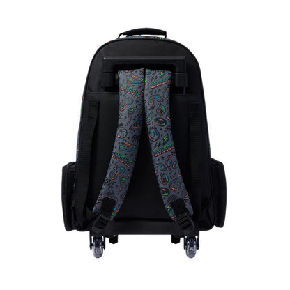 Smiggle Smiggler 4 Trolley Backpack with Light up Wheels - IGL457437BLK