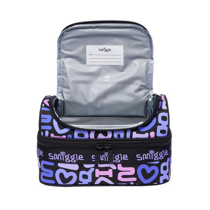 Smiggle Smiggler 4 double decker lunchbox - IGL457448BLM