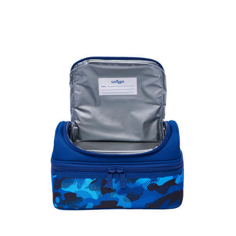 Smiggle Smiggler 4 double decker lunchbox - IGL457448NAV