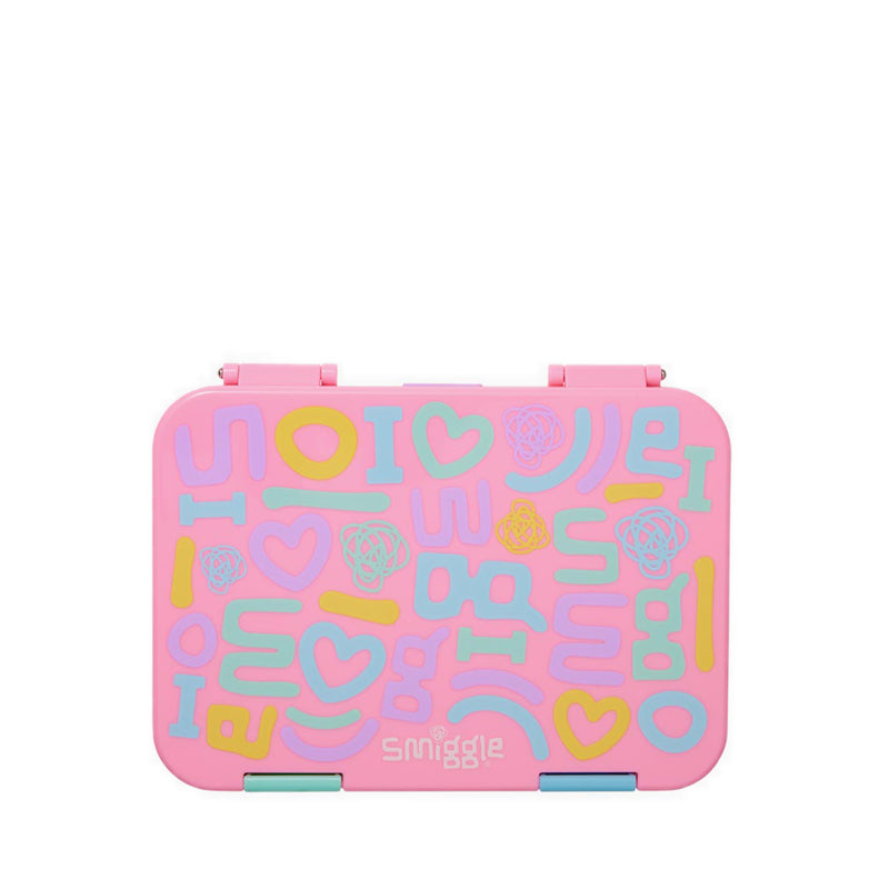 Smiggle Smiggler 4 Medium Happy Bento Lunchbox - IGL457451PTL