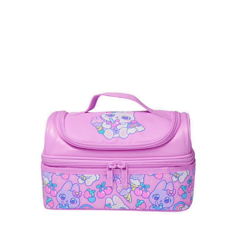 Smiggle Bright Eyes Double Decker Lunchbox - IGL457459PNK