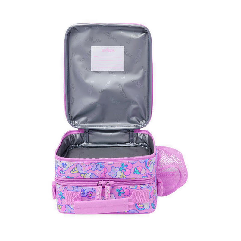 Smiggle  Bright Eyes Hardtop Lunchbox With Strap - IGL457461PNK