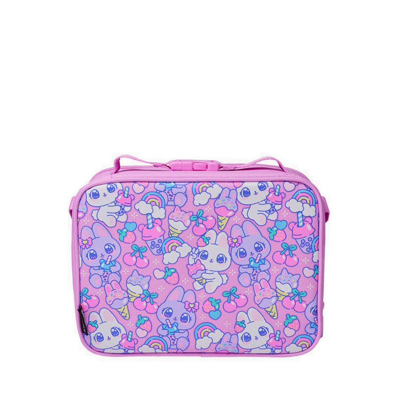 Smiggle Bright Eyes Oblong Attach Lunchbox - IGL457462PNK