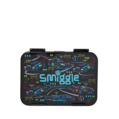 Smiggle Bright Eyes Medium Bento Lunchbox - IGL457477BLK