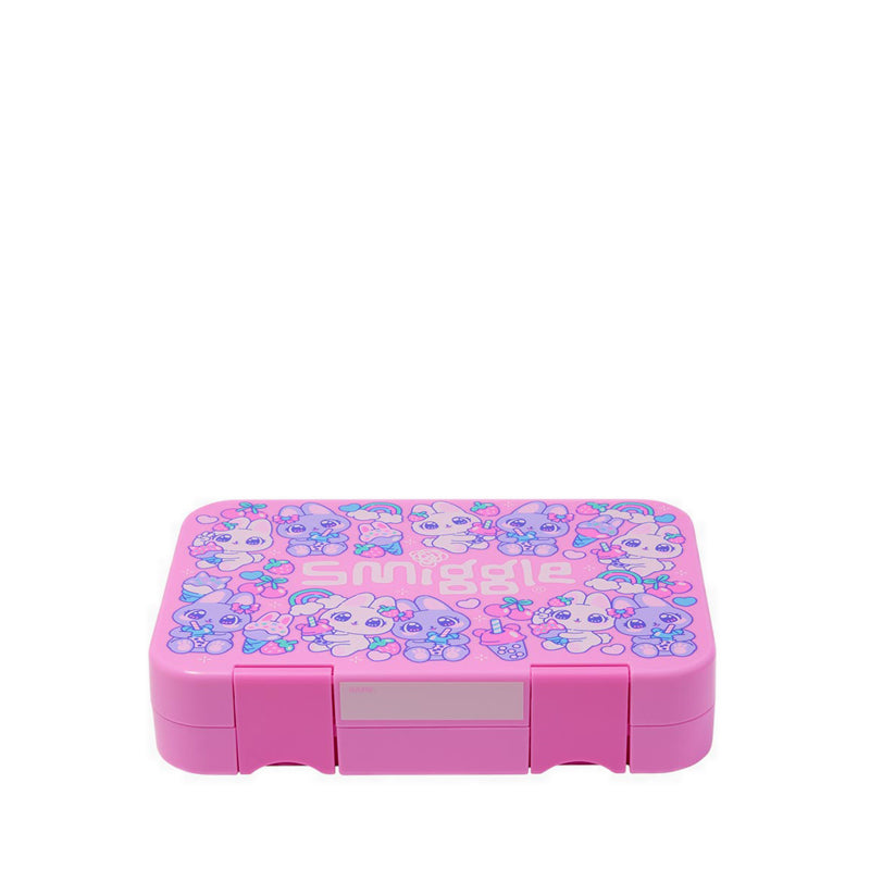 Smiggle Bright Eyes Medium Bento Lunchbox - IGL457477PNK