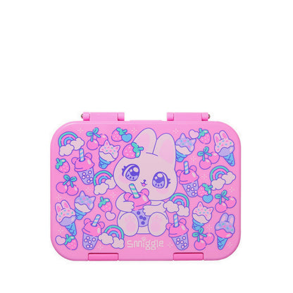 Smiggle Bright Eyes Small Bento Lunchbox - IGL457478PNK
