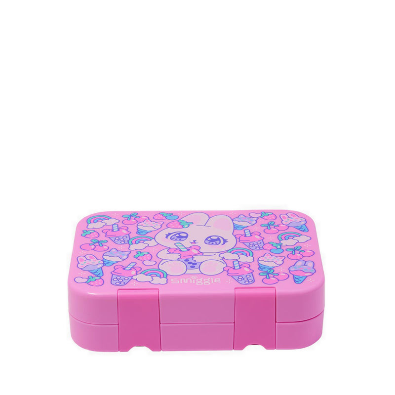 Smiggle Bright Eyes Small Bento Lunchbox - IGL457478PNK