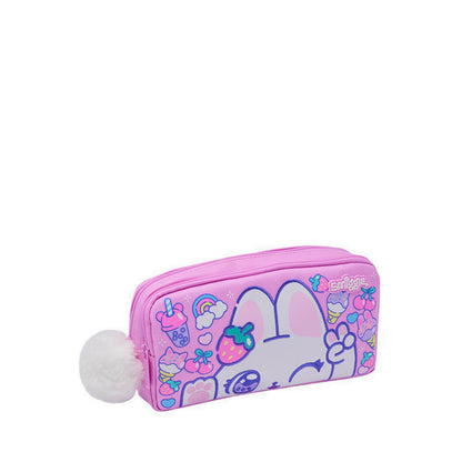 Smiggle Bright Eyes Pocket Character Pencil Case - IGL457541PNK
