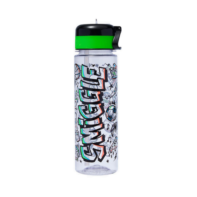 Smiggle Smiggler 4 Hydrate Plastic bottle 650ML - IGL457576BLK